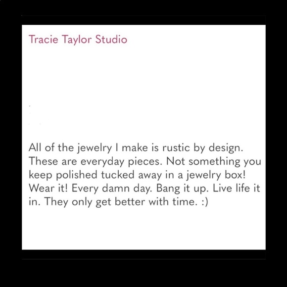 Chunky handmade set of 3 sterling silver rings - Picture 9 of 16